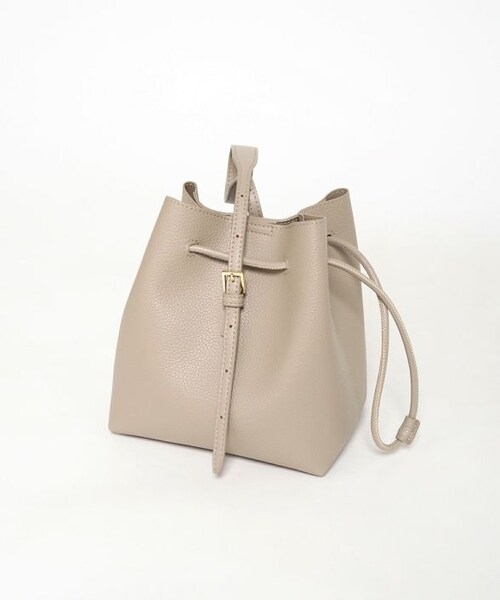 Crisp（クリスプ）の「ソフトベルトショルダーバッグ[c3i2801b]（ショルダーバッグ・レディース・ベージュ/ライトグレー・FREE）」の4枚目の写真