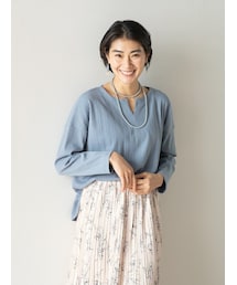 キーネックプルオーバー（1R15-03168）