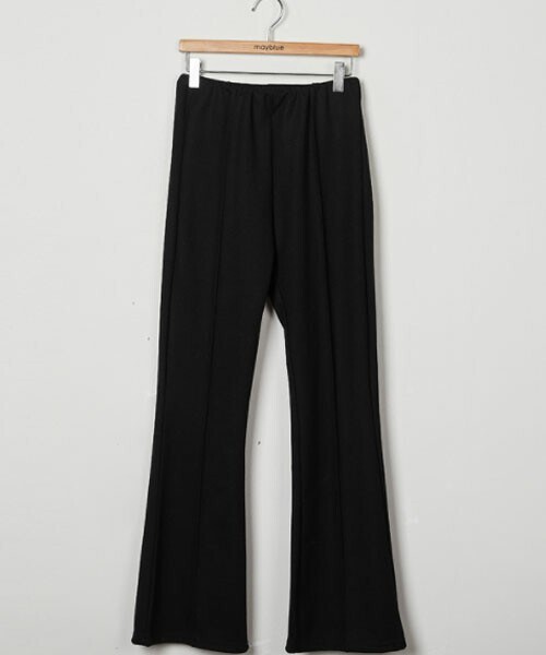 DHOLIC STYLE（ディーホリックスタイル）の「[mayblue] センターラインブーツカットパンツ（その他パンツ・レディース・グレー/ブラック・S/M）」の2枚目の写真