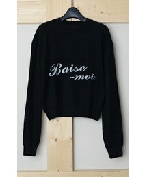 SURREAL BUT NICE | ANGORA LOGO JACQUARD KNIT(ニット/セーター)