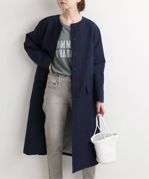 IENA（イエナ）の「スラブリネン BOXI コート◇（）」 - WEAR