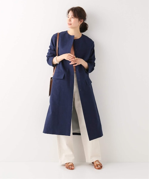 IENA（イエナ）の「スラブリネン BOXI コート◇（）」 - WEAR