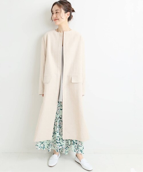 ◎IENA　イエナ　スプリングコート IENA（イエナ）の「スラブリネン BOXI コート◇（）」 - WEAR