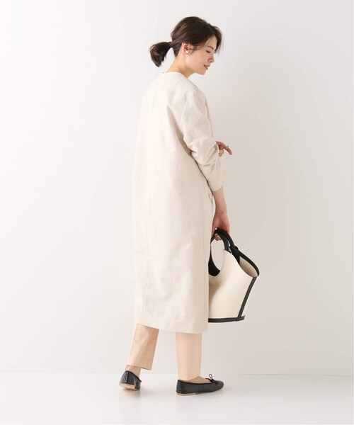 お値下げ！スラブリネン BOXI コート◆イエナ⭐︎ IENA（イエナ）の「スラブリネン BOXI コート◇（）」 - WEAR