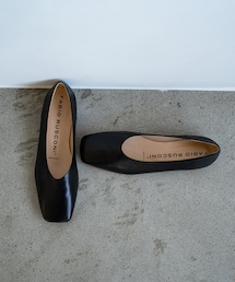 LOUNGEDRESS | 【FABIO RUSCONI/ファビオ ルスコーニ】スクエアフラットパンプス(パンプス)