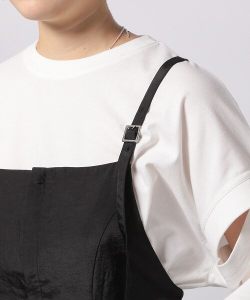 PAGEBOY（ページボーイ）の「グロッシーツイルキャミワンピース（ワンピース/ドレス・ブラック/グレージュ）」の14枚目の写真