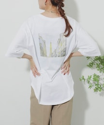 SENSE OF PLACE by URBAN RESEARCH（センスオブプレイスバイアーバンリサーチ）の「フォトアートプリントTシャツ（その他・レディース）」