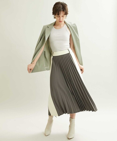 WRAPINKNOT（ラッピンノット）の「別注サイドライン立体プリーツ  