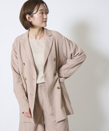 DouDou | リネンジャケット(テーラードジャケット)
