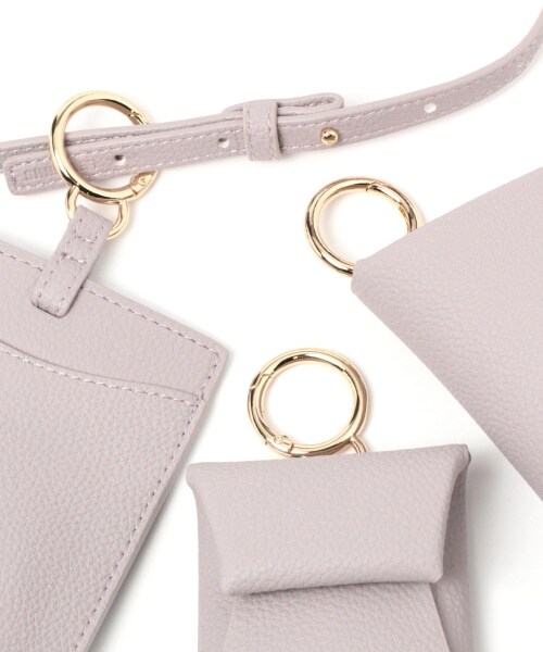 Andemiu（アンデミュウ）の「マルチポーチ3set（バッグ・ブラック/キャメル/パープル）」の19枚目の写真