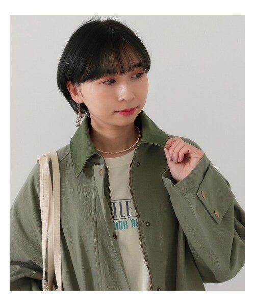 Factor=（ファクターイコール）の「レディースファッション通販 ANAPNET（ジャケット/アウター・レディース・カーキ/ミント/ライトベージュ・one size）」の16枚目の写真