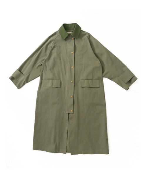 Factor=（ファクターイコール）の「レディースファッション通販 ANAPNET（ジャケット/アウター・レディース・カーキ/ミント/ライトベージュ・one size）」の2枚目の写真