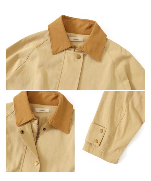 Factor=（ファクターイコール）の「レディースファッション通販 ANAPNET（ジャケット/アウター・レディース・カーキ/ミント/ライトベージュ・one size）」の19枚目の写真