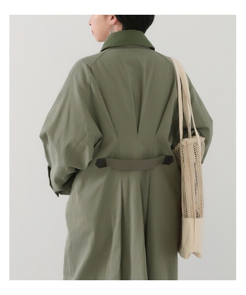 Factor=（ファクターイコール）の「レディースファッション通販 ANAPNET（ジャケット/アウター・レディース・カーキ/ミント/ライトベージュ・one size）」の17枚目の写真