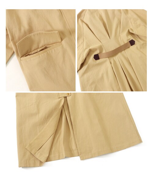 Factor=（ファクターイコール）の「レディースファッション通販 ANAPNET（ジャケット/アウター・レディース・カーキ/ミント/ライトベージュ・one size）」の20枚目の写真