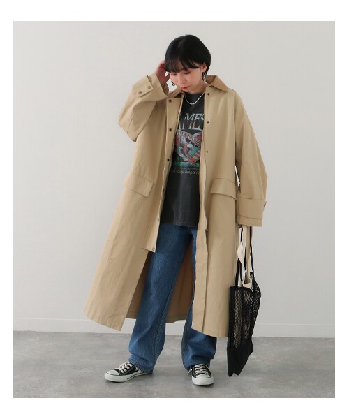 Factor=（ファクターイコール）の「レディースファッション通販 ANAPNET（ジャケット/アウター・レディース・カーキ/ミント/ライトベージュ・one size）」の5枚目の写真