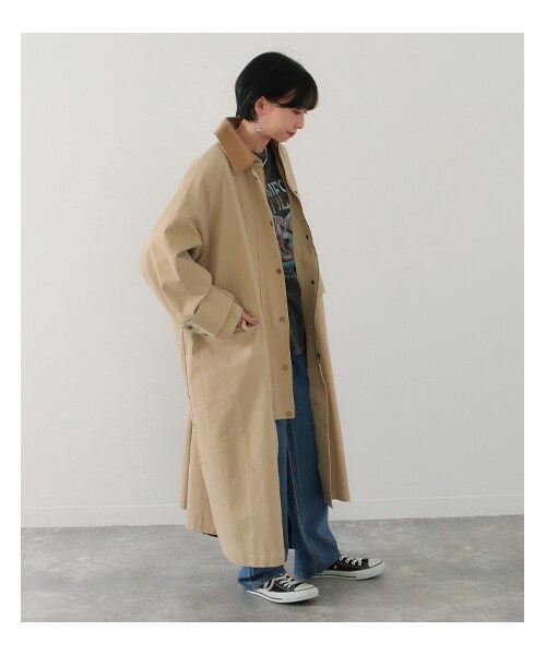 Factor=（ファクターイコール）の「レディースファッション通販 ANAPNET（ジャケット/アウター・レディース・カーキ/ミント/ライトベージュ・one size）」の11枚目の写真