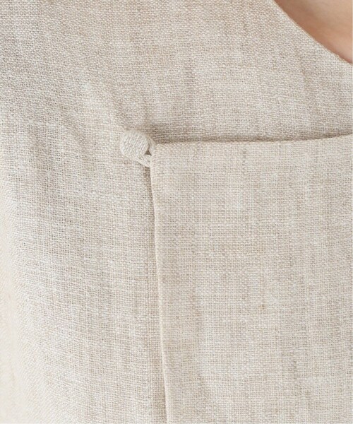 JOURNAL STANDARD relume（ジャーナルスタンダード　レリューム）の「《予約》リネンベスト◆（ジャケット/アウター・ベージュ/(027)/フリー/在庫あり）」の17枚目の写真