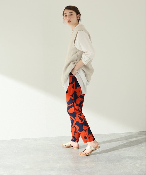 JOURNAL STANDARD relume（ジャーナルスタンダード　レリューム）の「《予約》リネンベスト◆（ジャケット/アウター・ベージュ/(027)/フリー/在庫あり）」の5枚目の写真