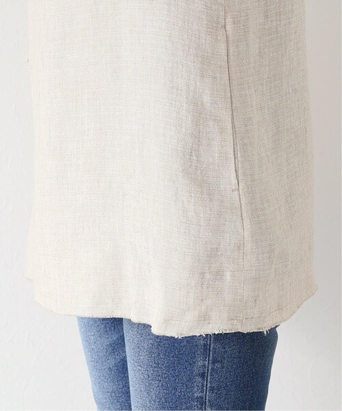 JOURNAL STANDARD relume（ジャーナルスタンダード　レリューム）の「《予約》リネンベスト◆（ジャケット/アウター・ベージュ/(027)/フリー/在庫あり）」の15枚目の写真