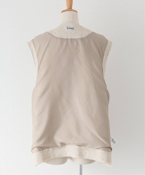 JOURNAL STANDARD relume（ジャーナルスタンダード　レリューム）の「《予約》リネンベスト◆（ジャケット/アウター・ベージュ/(027)/フリー/在庫あり）」の20枚目の写真