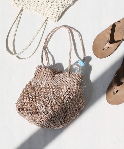 JOURNAL STANDARD relume（ジャーナルスタンダード　レリューム）の「《予約》マクラメバッグ◆（バッグ・ブラック/(001)/フリー/在庫あり）」の5枚目の写真