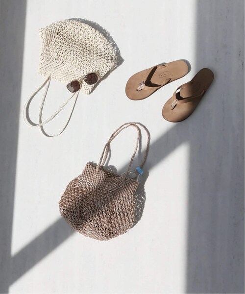 JOURNAL STANDARD relume（ジャーナルスタンダード　レリューム）の「《予約》マクラメバッグ◆（バッグ・ブラック/(001)/フリー/在庫あり）」の9枚目の写真