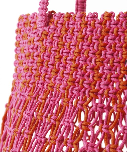 JOURNAL STANDARD relume（ジャーナルスタンダード　レリューム）の「《予約》マクラメバッグ◆（バッグ・ブラック/(001)/フリー/在庫あり）」の22枚目の写真