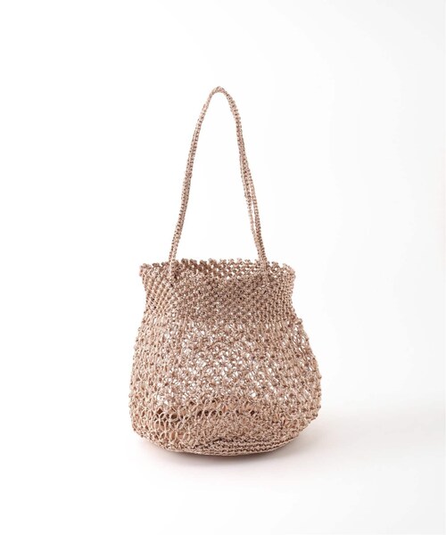 JOURNAL STANDARD relume（ジャーナルスタンダード　レリューム）の「《予約》マクラメバッグ◆（バッグ・ブラック/(001)/フリー/在庫あり）」の14枚目の写真