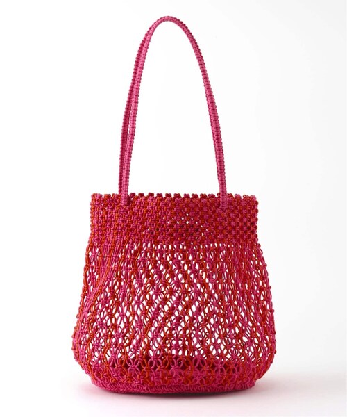 JOURNAL STANDARD relume（ジャーナルスタンダード　レリューム）の「《予約》マクラメバッグ◆（バッグ・ブラック/(001)/フリー/在庫あり）」の16枚目の写真