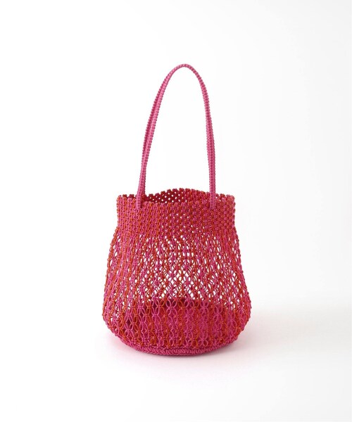 JOURNAL STANDARD relume（ジャーナルスタンダード　レリューム）の「《予約》マクラメバッグ◆（バッグ・ブラック/(001)/フリー/在庫あり）」の12枚目の写真