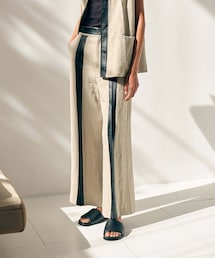 city（シティ）の「フレンチリネンラインパンツ（パンツ・レディース）」