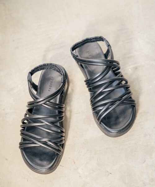 PAGEBOY（ページボーイ）の「【WEB先行予約】レースアップスポサン（シューズ・レディース・オフホワイト/ブラック・M (23.5cm), L (24.5cm)）」の2枚目の写真