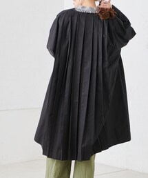 PUAL CE CIN | 後ろプリーツコート(その他アウター)