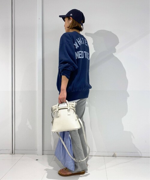 AP STUDIO Americana★what ever バックロゴスウェット 新品 AP STUDIO AMERICANA WHAT EVERロゴスウェット