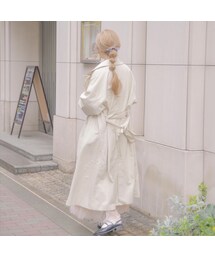 merrylatte | 【即納】パイピングトレンチコート﻿(トレンチコート)