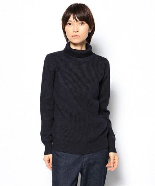 delave（デラヴェ）の「delave 畦タートルニット（ニット/セーター 
