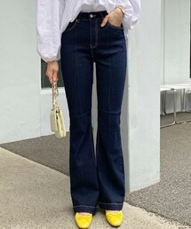 DHOLIC | セミブーツカットデニムパンツ(デニムパンツ)