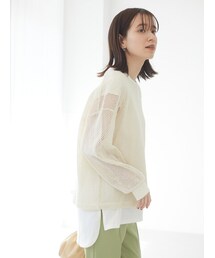 Green　Parks | SET2点 メッシュプルオーバー+Tシャツ(トップス)