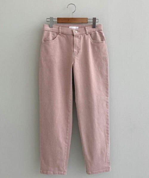 DHOLIC STYLE（ディーホリックスタイル）の「[chicfox] ルーズフィットコットン混パンツ（その他パンツ・レディース・ベージュ/ピンク/ブラック/グリーン・S/M/L）」の4枚目の写真