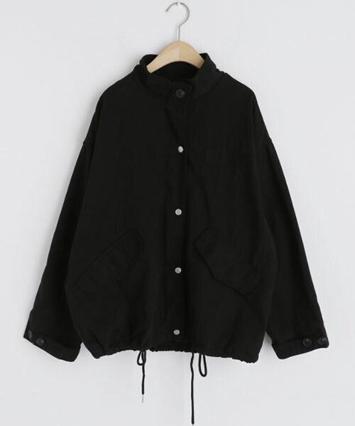 DHOLIC（ディーホリック）の「ドロストミリタリージャンパー（その他アウター・レディース・ベージュ/グリーン/ブラック・FREE）」の2枚目の写真