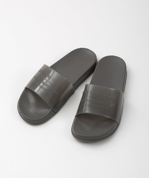 3coins(3coins)の「【ナチュラルカラー】クリアシャワーサンダル【Lサイズ】(サンダル・アイボリー/その他・0)」の2枚目の写真