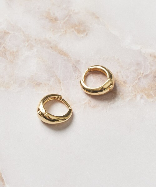 3coins(3coins)の「ミニドロップワンタッチピアス(ピアス(両耳用)・シルバー/ゴールド・0)」の2枚目の写真