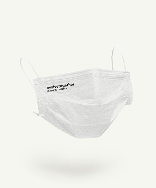 evolvetogether（イボルブトゥギャザー）の「evolvetogether MASK（マスク・レディース・ブラック/ホワイト/グリーン/グレー・FREE）」の2枚目の写真