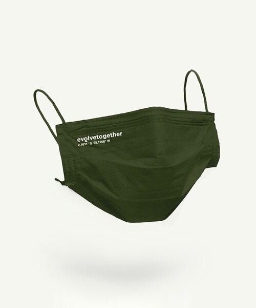 evolvetogether（イボルブトゥギャザー）の「evolvetogether MASK（マスク・レディース・ブラック/ホワイト/グリーン/グレー・FREE）」の4枚目の写真