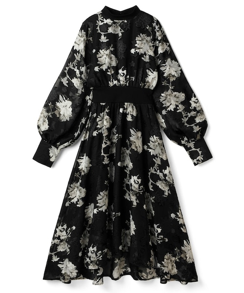 In Wear レディース 花柄ワンピース GRL（グレイル）の「花柄シフォンワンピース（ワンピース）」 - WEAR
