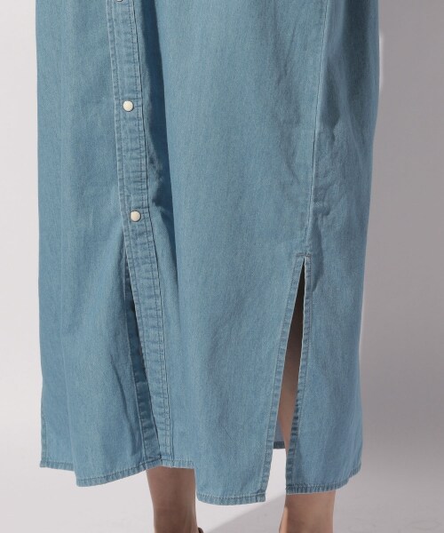 BAYFLOW（ベイフロー）の「≪予約≫バンドカラーシャツワンピース（ワンピース/ドレス・ライトブルー/ネイビー）」の16枚目の写真