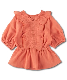 楊柳ギャザーチュニック