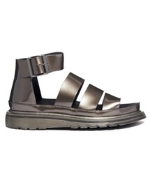 Dr. Martens | Dr Martens Pewter Shore Clarissa Chunky Strap Sandals - Pewter spectra paten(サンダル)