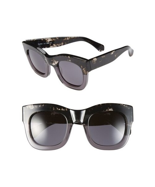 Illesteva（イレステーバ）の「Illesteva 'Hamilton' 49mm Retro Sunglasses（サングラス・Black/ Blue/Black/ Pink/Grey）」の3枚目の写真